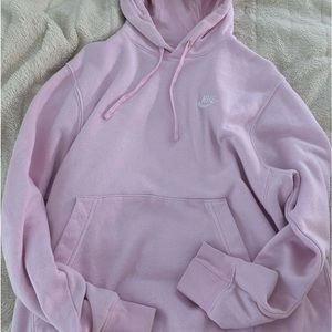light pink nike hoodie